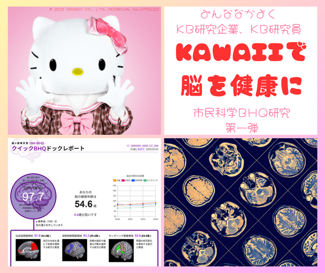 企業を対象とした『Kawaii BHQ（脳の健康）研究』の開始