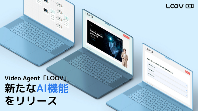 Video Agentでプレゼン/説明業務を自動化・効率化する「LOOV」が、新たなAI機能をリリース