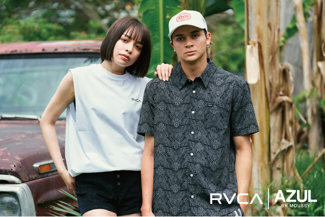 AZUL BY MOUSSY（アズール バイ マウジー）が「RVCA（ルー カ）」との夏のコラボレーションアイテムを発売！