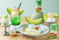 熱海プリンに今年もメロンがやってきた！！メロンがどーんと乗った「ジューシーメロンプリンメニュー」が6/28(土)よりいよいよスタート！