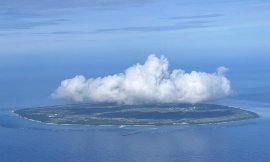 上空から撮影した多良間島 上空から撮影した多良間島