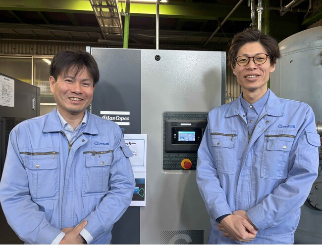 【導入事例】環境に優しい製品づくりを支える省エネコンプレッサ-