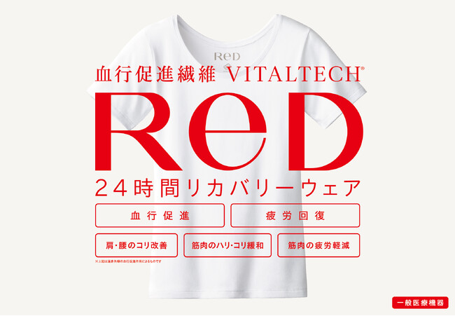 24時間リカバリーウェア 「ReD（レッド）」阪急うめだ本店「GREEN AGE」でPOP-UPイベントを開催