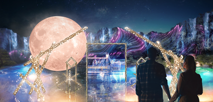 「日本庭園×デジタル」を軸としたアートで、夏の夜を彩るイルミネーションイベント「大濠公園 日本庭園 宙（SORA）」 7月4日（金）～9月30日（火）開催！