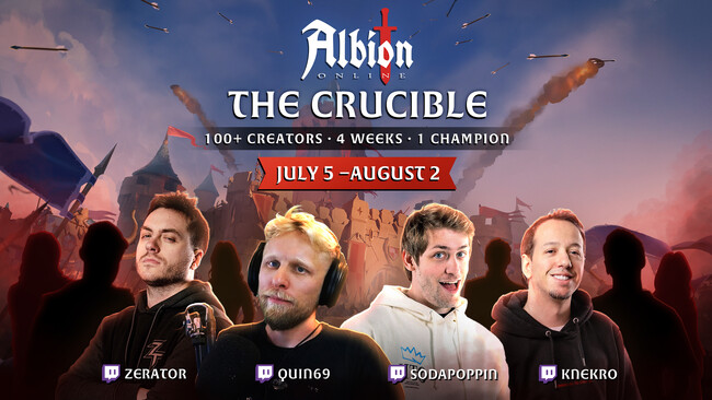 『アルビオン・オンライン』クリエイターのためのイベント「The Crucible」が7月5日に開始