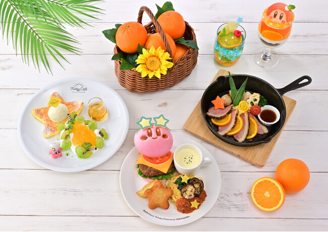 星のカービィの『Kirby Cafe (カービィカフェ)』にて「カービィカフェ Summer 2025」を7月2日(水)より開催！“オレンジ”がテーマのSummer限定メニューが登場！