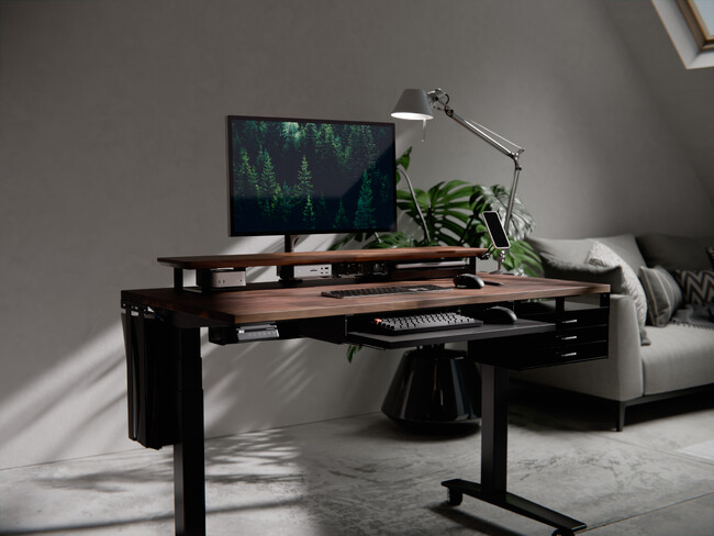 モジュール式拡張デスク『PREDUCTS DESK』、FlexiSpot E7H専用設計の天板を販売開始