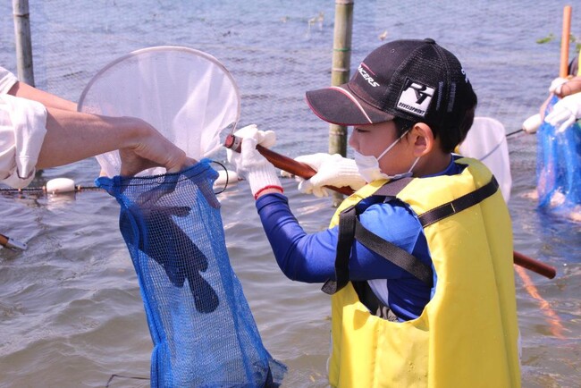 【JAF大阪】夏だ!海だ!大漁だ!「すだて遊び体験」を開催!