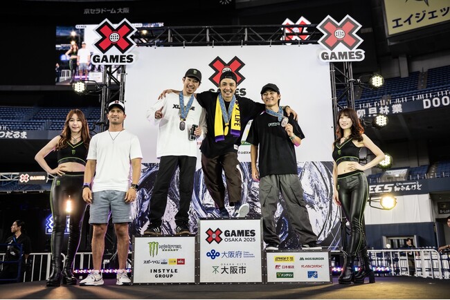 【BMX・フラットランド】佐々木元選手が「X GAMES OSAKA 2025 BMXフラットランド」にて準優勝