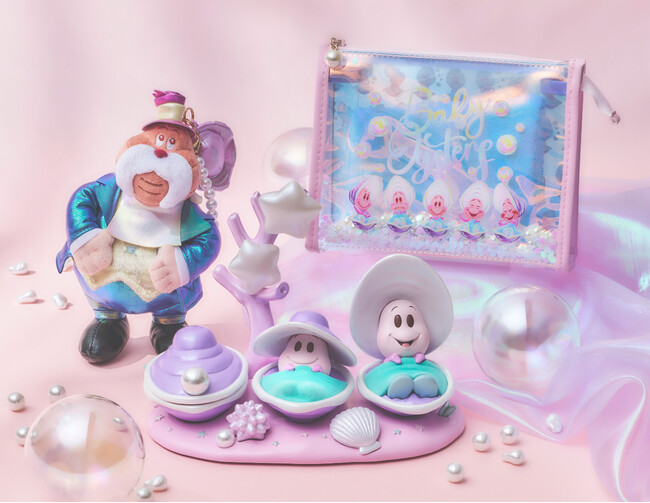 ヤングオイスターの愛らしい表情とオーロラカラーがポイントの新コレクションをディズニーストアで7月4日（金）より発売