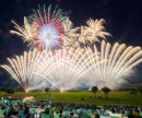 とりで利根川大花火で打ち上がった花火 とりで利根川大花火で打ち上がった花火