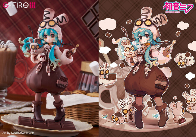冬のドリンクをテーマにしたイラストをそのまま再現『初音ミク』S-FIRE新作フィギュア予約受付開始！