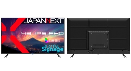 JAPANNEXTが43インチ IPSパネル搭載 USB再生に対応した大型フルHD液晶モニターを39,980円で6月27日(金)に発売 JAPANNEXTが43インチ IPSパネル搭載 USB再生に対応した大型フルHD液晶モニターを39,980円で6月27日(金)に発売