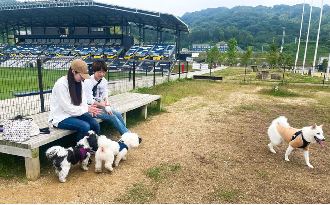 アシックス里山スタジアム併設の『里山ドッグラン』・ワンちゃん登録数1,000件達成！