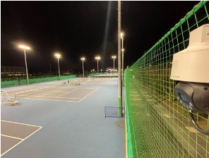 学生テニス初！(※）大学テニス名門校の「亜細亜大学テニス部」コートにスポーツ自動映像化システム「STADIUM TUBE Flexi」を設置