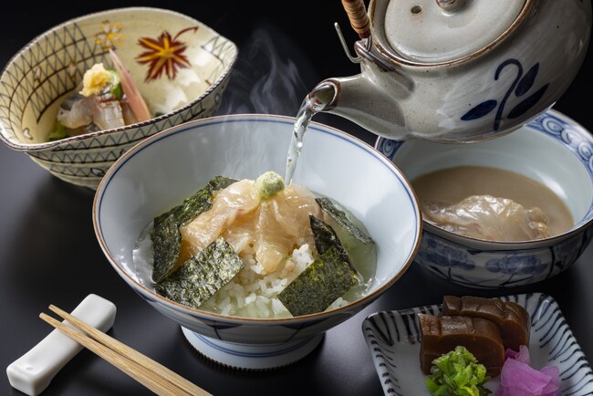 【ヒルトン成田】日本料理「松風」にて、「天然真鯛の鯛茶漬け」新登場！三種の味わいで愉しむ、寿司長渾身の夏の逸品