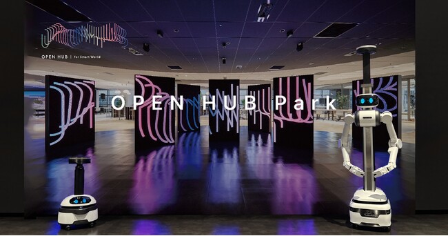 NTTコミュニケーションズの共創空間「OPEN HUB Park」でugo miniの点検デモ展示を実施