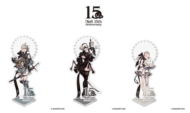 大人気ゲーム『NieR』シリーズの15周年を記念して、キャラクターの新規描き下ろしイラストを使用した新商品が7月に発売！　アニメイトでは、特典「イラストレーションカード」がもらえるフェアも開催!!