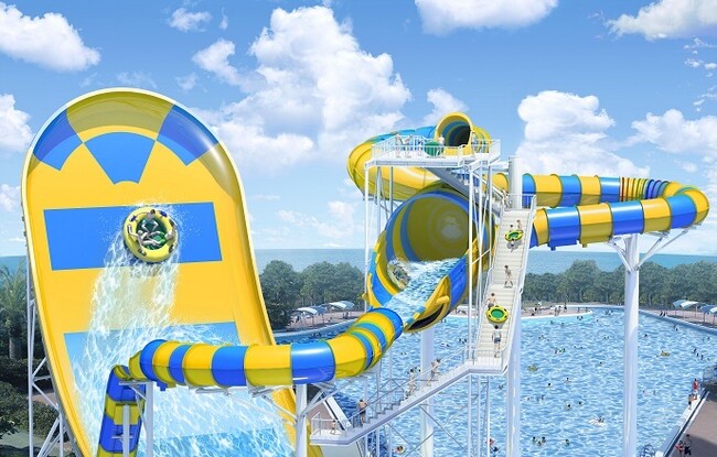 【夏休みの過ごし方】 夏の最後の思い出に巨大ウォータースライダーに挑戦しよう！