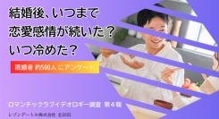 結婚後、いつまで妻/夫に恋愛感情が続いた？いつ冷めた？──ロマンチックラブイデオロギー調査（第４報）