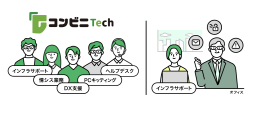 情シス派遣サービスコンビニtech