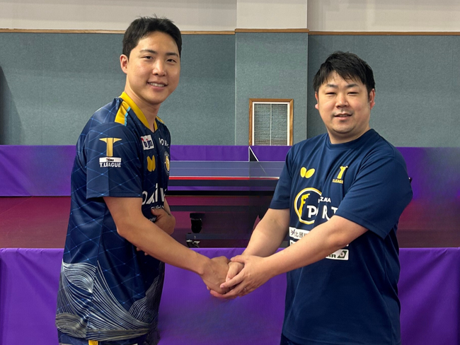 【卓球・金沢ポート】イムジョンフン選手 新規契約合意のお知らせ