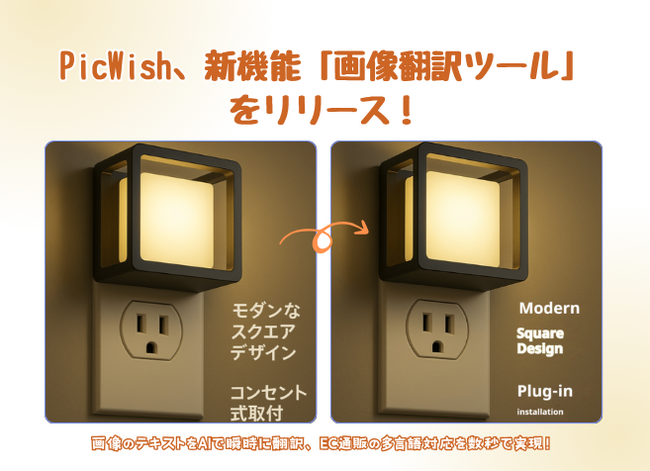 PicWish、新機能「画像翻訳ツール」をリリース！AIが写真の文字を瞬時に翻訳可能～