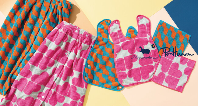 オーガニックタオルブランド「Hippopotamus」× 「 Ron Herman 」コラボレーションアイテム≪2025年7月12日発売≫