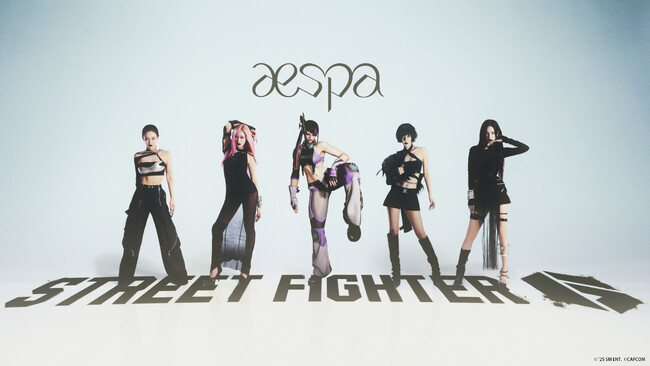 人気K-popアーティストaespa、バーチャルアーティストnaevisと『ストリートファイター6』のコラボレーションが決定！