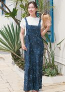 琉球更紗デニム(サロペット)