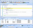FreeRTOSアプリのデバッグ画面
