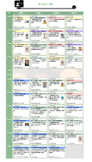 タイムテーブル