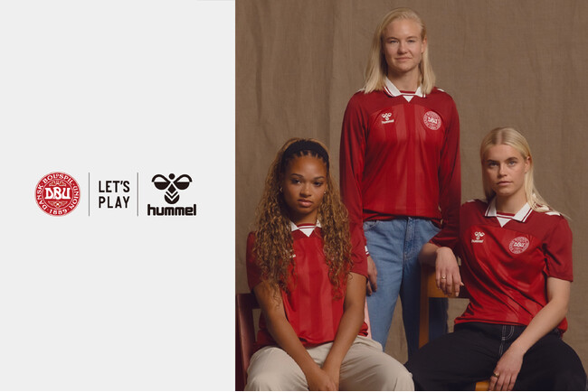 ヒュンメルがサッカーデンマーク女子代表EURO2025ユニフォームを発売！
