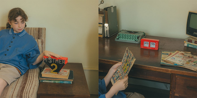 『MOTHER2』ロゴの立体ロゴフィギュアと、どせいさんパタパタ時計ができました！