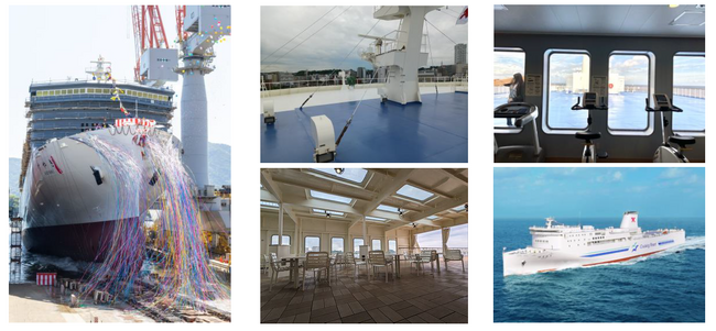 放射冷却素材「Radi-Cool」を新日本海フェリー新造船「けやき」に導入