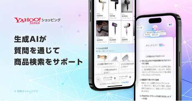 【Yahoo!ショッピング】生成AIが質問を通じて商品検索をサポートする機能のβ版を提供開始