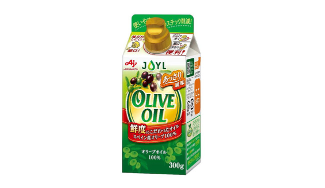 鮮度にこだわった日本の食卓によく合うオリーブオイル　JOYL「AJINOMOTO オリーブオイル」ラインアップに300g スマートグリーンパック(R)を追加