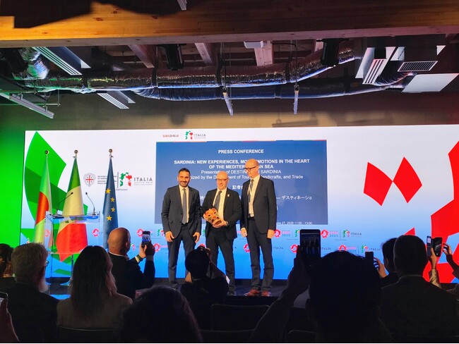大阪関西万博2025イタリアパビリオン「サルデーニャ州」週間　（１）公式記者会見開催