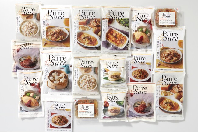 ロゴ、パッケージを刷新、『Ｐｕｒｅ ＆　Ｓｕｒｅ』全国展開本格化！