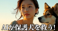 AIが保護犬を救う!？フルAIのMVが3ラインナップで登場！