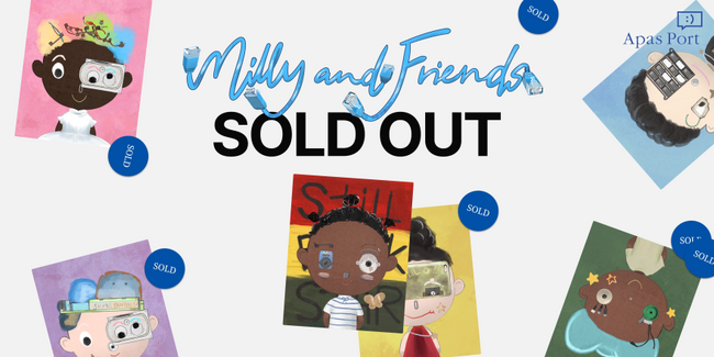 “On”Chain Art（NFT）第二弾『Milly and Friends』2000体完売のお知らせ