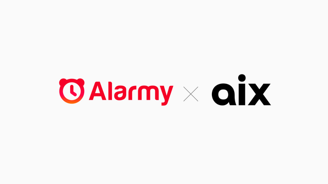 株式会社aix、『おこしてME（Alarmy）』開発元Delight Room社より戦略的投資を受ける