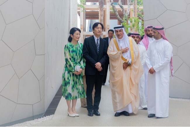 秋篠宮皇嗣同妃両殿下がサウジアラビア王国館をご視察
