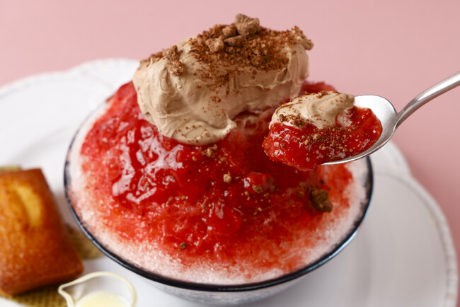 デリーモ麻布台ヒルズ店限定 フルーツ×チョコレートのかき氷販売開始