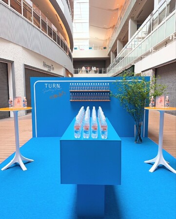 TURN sparkling water、累計販売本数30万本を突破!
