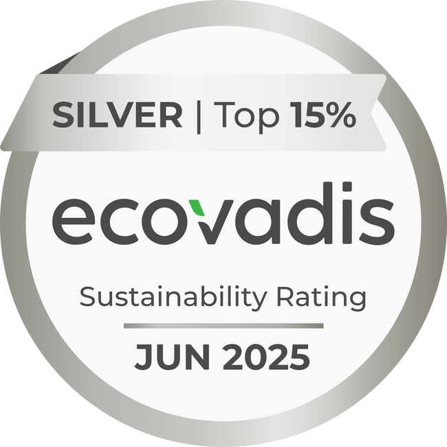 EcoVadis（エコバディス）のサステナビリティ評価でシルバーメダルを取得しました