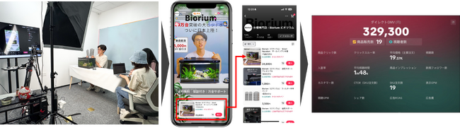 越境EC事業を展開するインアゴーラ　TikTok Shopを開設し、TikTok上でスマート水槽「Biorium」を本格的に販売開始