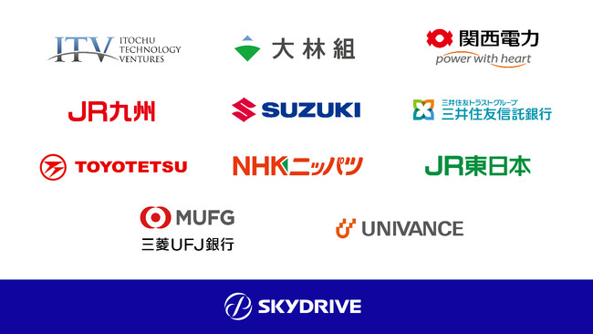 SkyDriveがスズキ・JR東日本・JR九州などから総額83億円の資金調達を実施