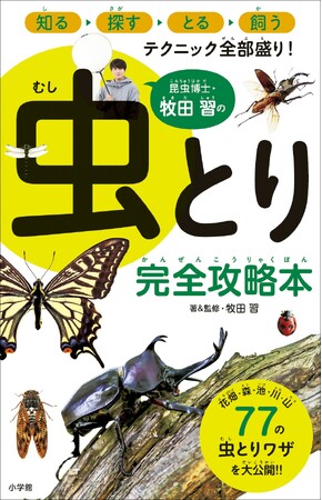 「昆虫採集」のすべてがわかる! イケメン昆虫博士がガイドする虫とり完全攻略本が登場