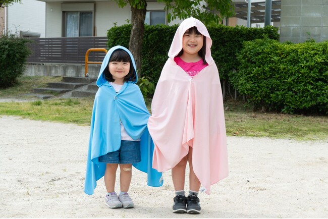 「アイス触感」で話題の「ふりふり冷感ポンチョ君」が2025年7月 第4回 地域防災 EXPOに出品！部活やスポーツ中の暑さ・熱中症対策に◎夏の災害時防災グッズとして、備えるもの・必要なものの1つに